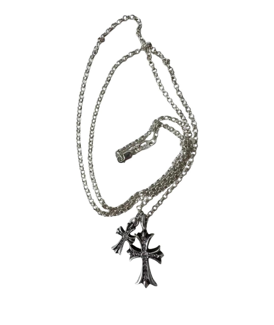 CHROME HEARTS Серебряная серебряная цепочка/подвеска, фото 5
