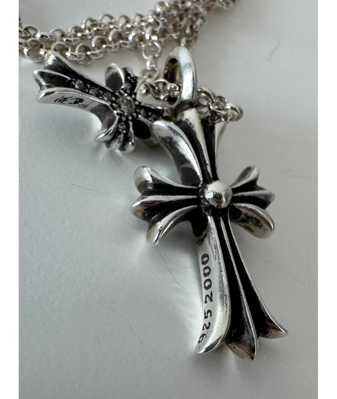 CHROME HEARTS Серебряная серебряная цепочка/подвеска, фото 3