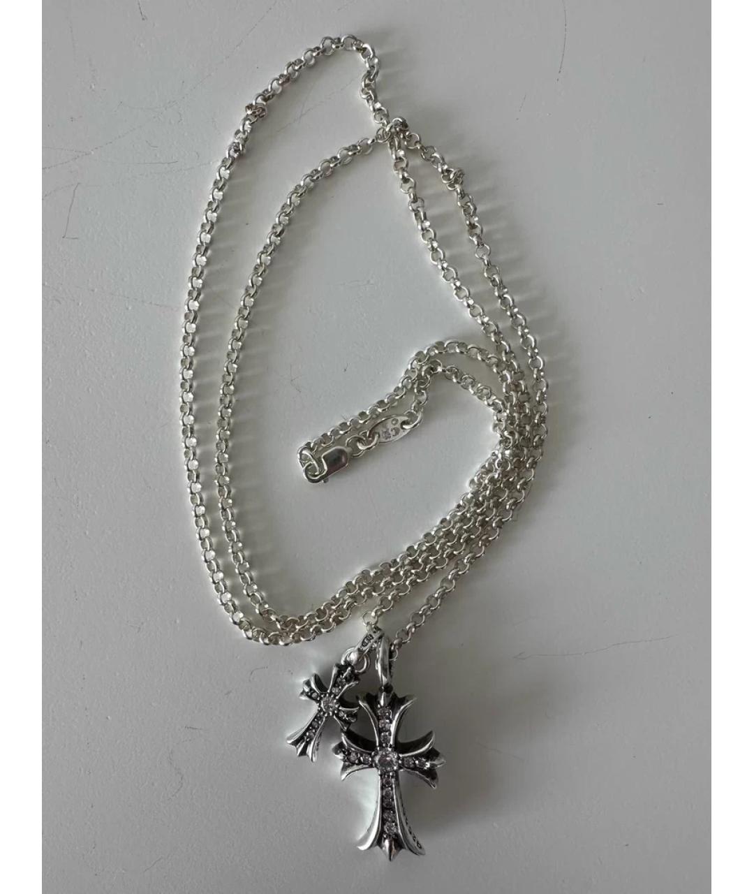 CHROME HEARTS Серебряная серебряная цепочка/подвеска, фото 4