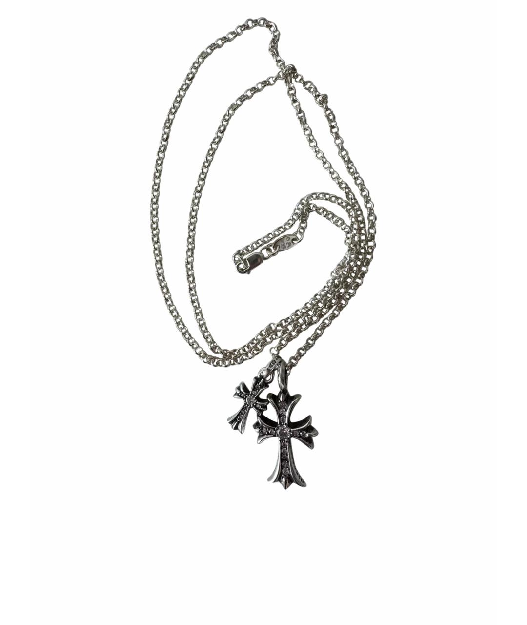 CHROME HEARTS Серебряная серебряная цепочка/подвеска, фото 1