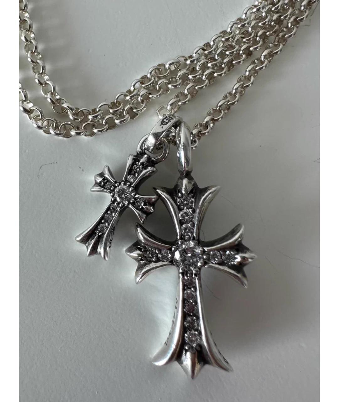 CHROME HEARTS Серебряная серебряная цепочка/подвеска, фото 2