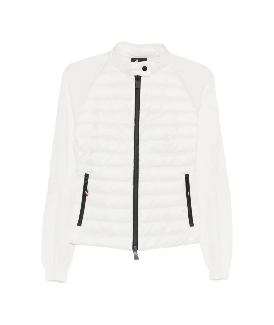 MONCLER GRENOBLE Белая полиамидовая куртка, фото 1
