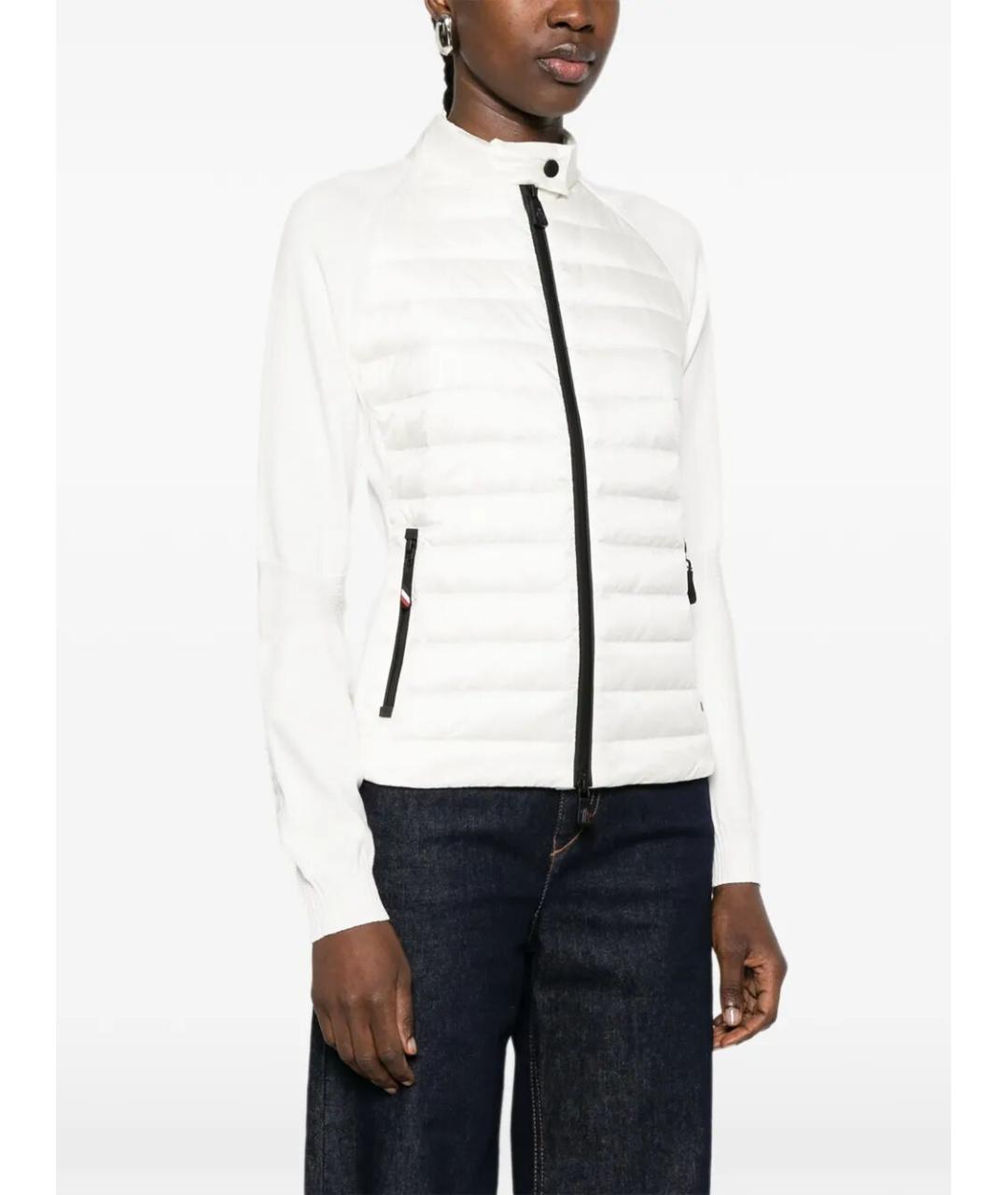 MONCLER GRENOBLE Белая полиамидовая куртка, фото 4