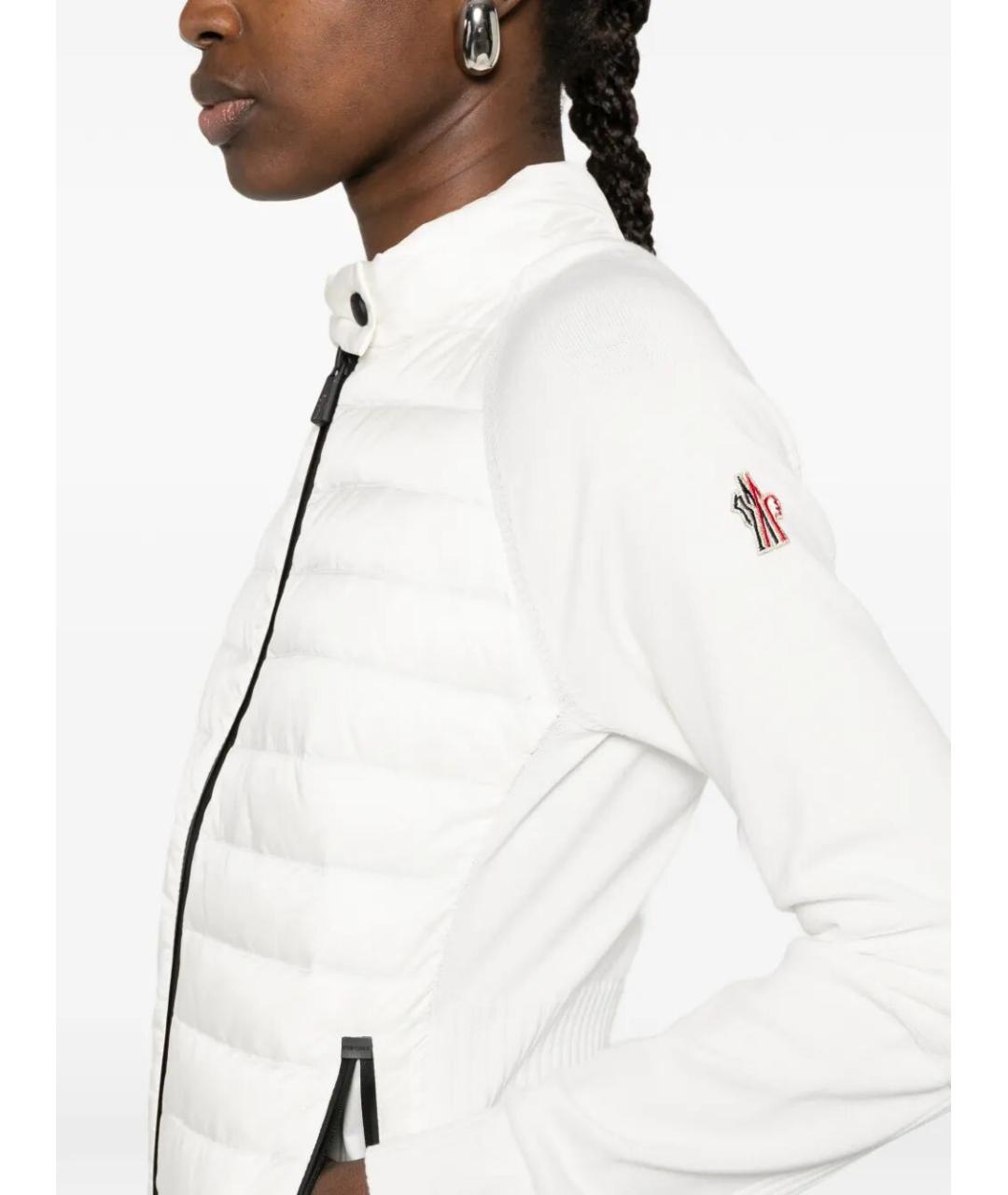 MONCLER GRENOBLE Белая полиамидовая куртка, фото 3