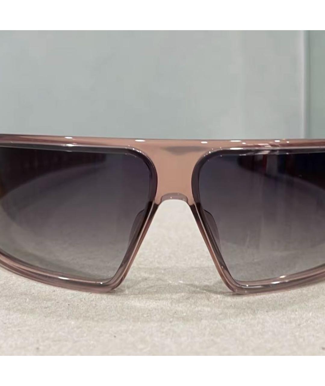 CHRISTIAN DIOR Розовые пластиковые солнцезащитные очки, фото 5
