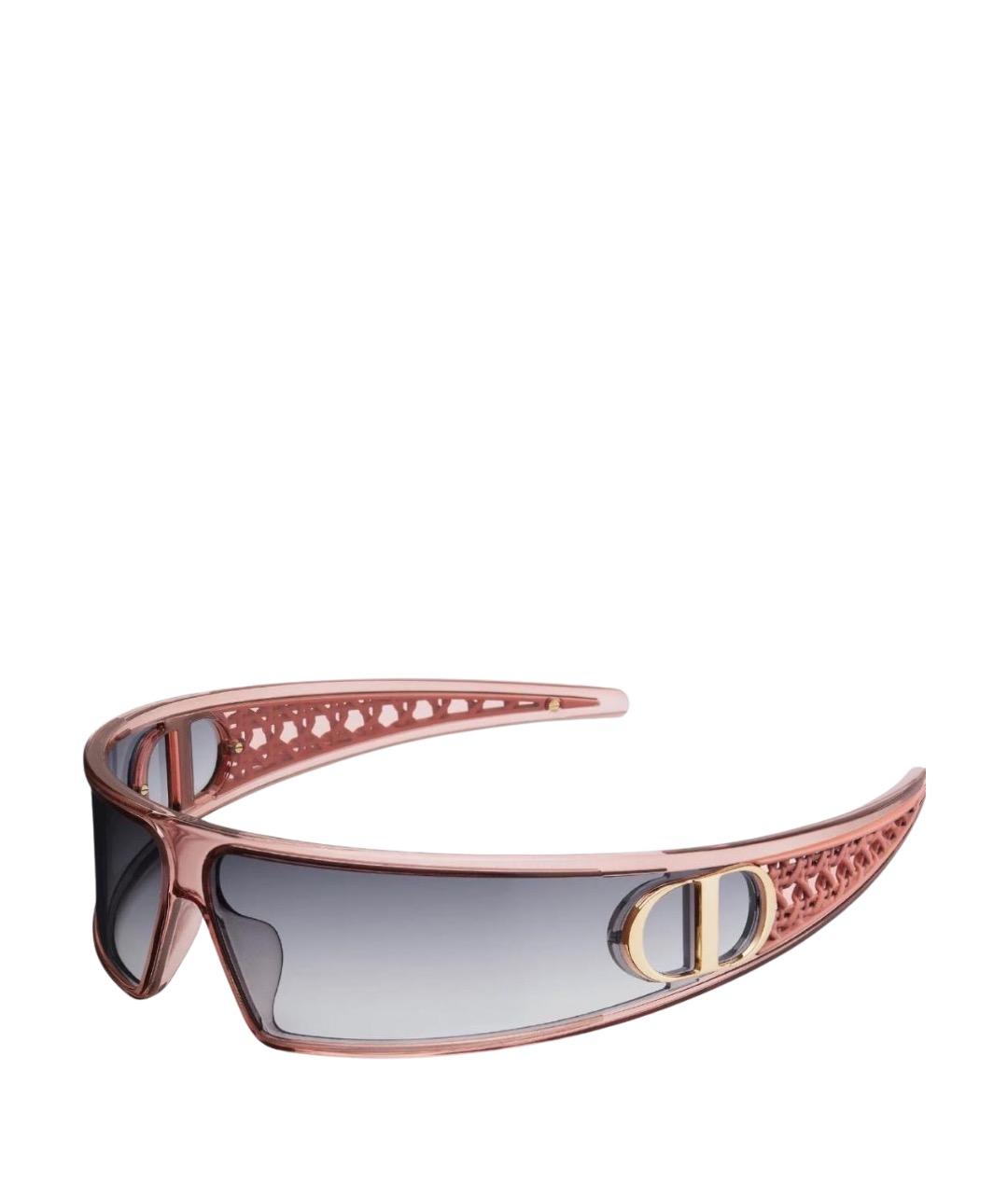 CHRISTIAN DIOR Розовые пластиковые солнцезащитные очки, фото 1
