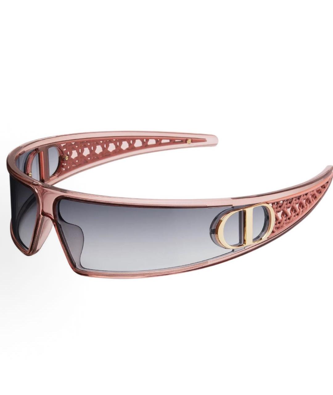 CHRISTIAN DIOR Розовые пластиковые солнцезащитные очки, фото 6