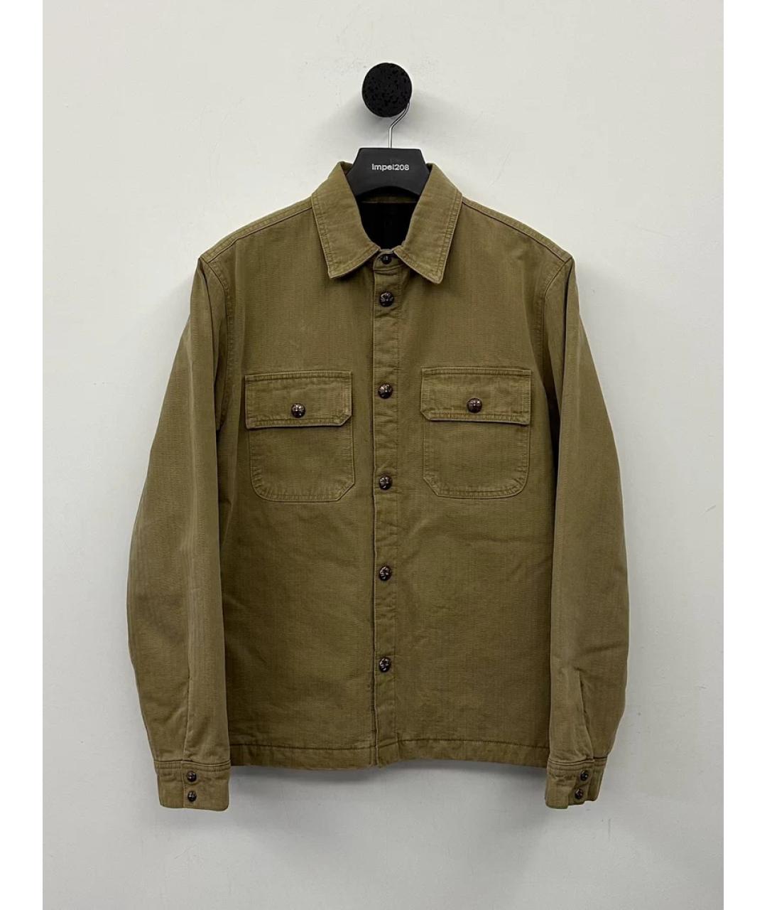 CHROME HEARTS Хаки кэжуал рубашка, фото 1