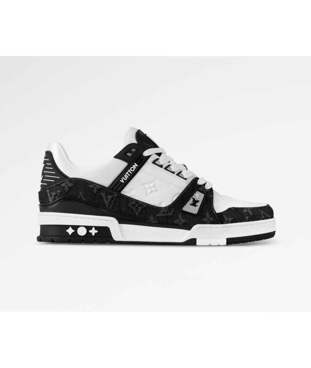 LOUIS VUITTON Белые кожаные высокие кроссовки / кеды, фото 9