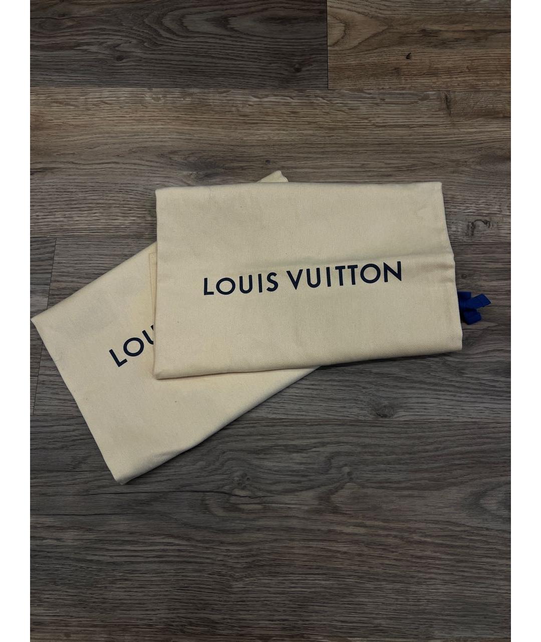 LOUIS VUITTON Белые кожаные высокие кроссовки / кеды, фото 8