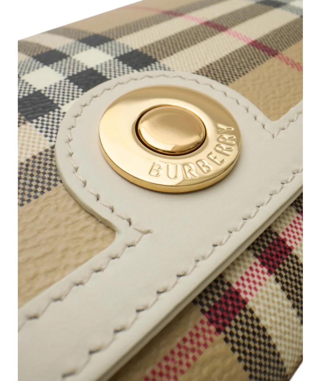 BURBERRY Бежевая сумка с короткими ручками, фото 2