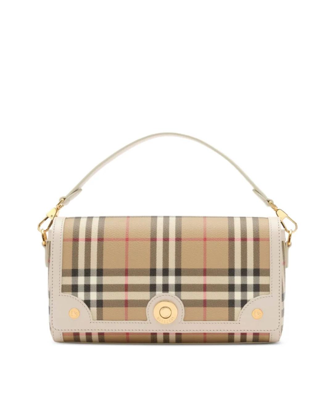 BURBERRY Бежевая сумка с короткими ручками, фото 1