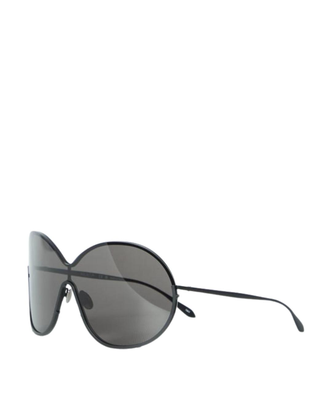 ALAIA Черные металлические солнцезащитные очки, фото 1