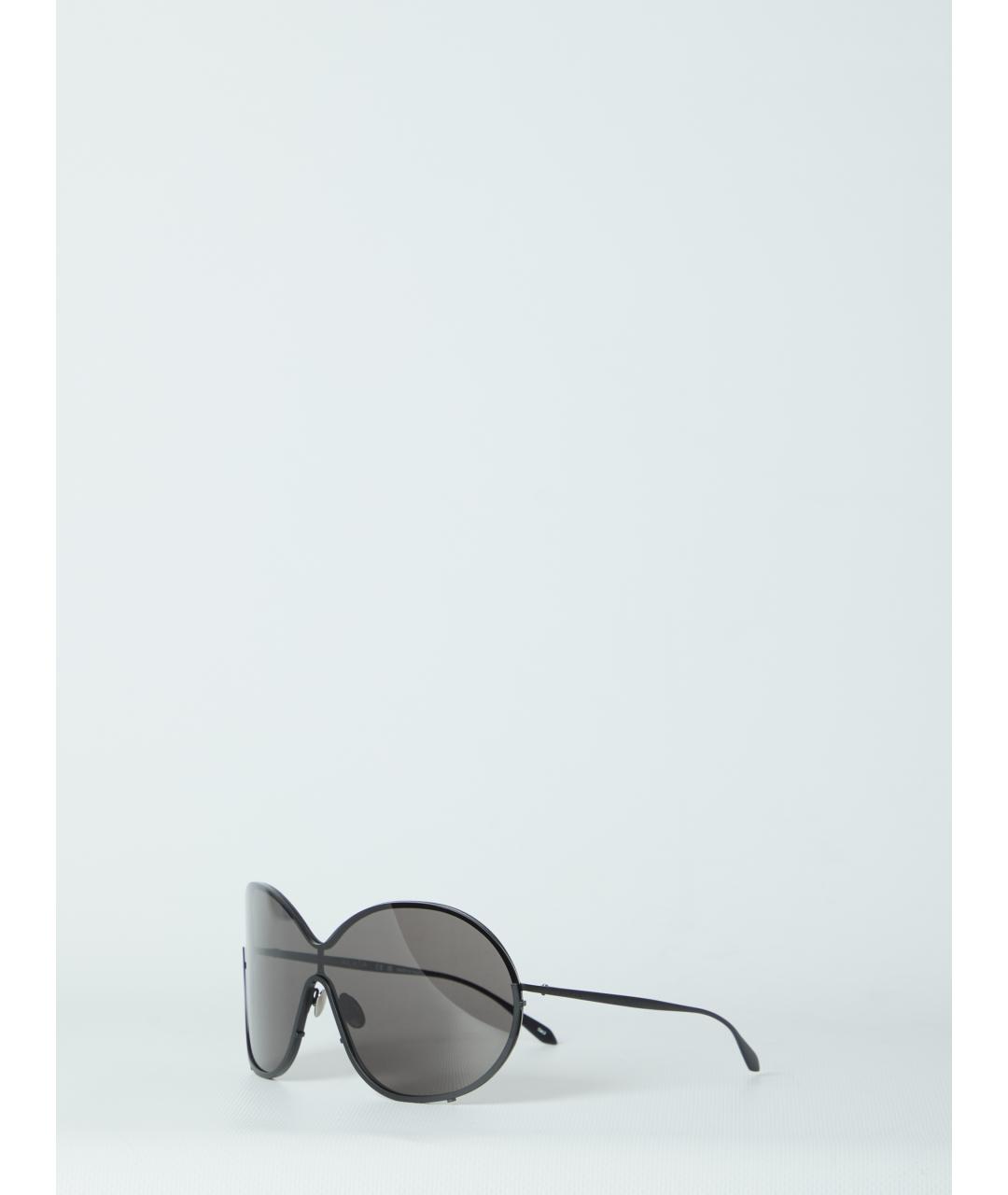 ALAIA Черные металлические солнцезащитные очки, фото 3