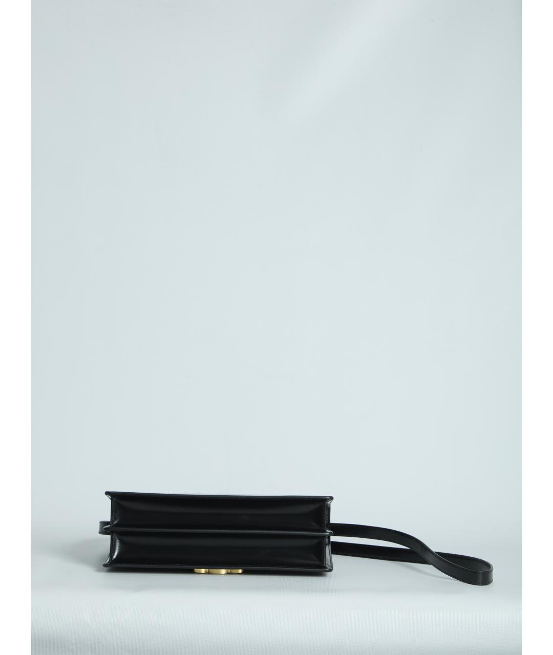 CELINE Черная кожаная сумка через плечо, фото 3