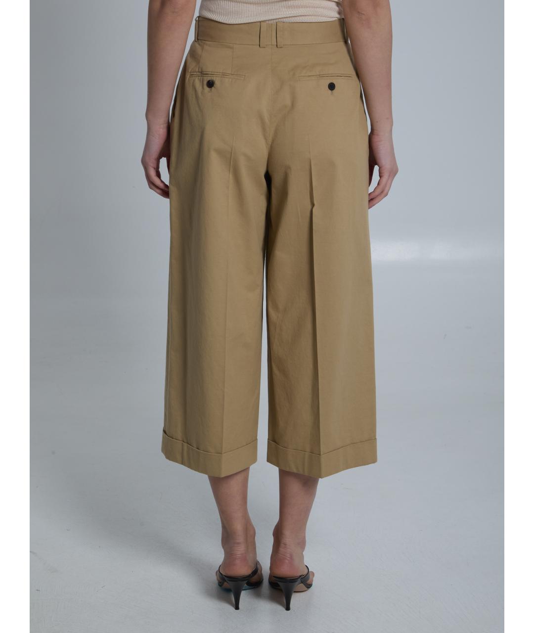 THE ROW Бежевые хлопковые кюлоты, фото 4