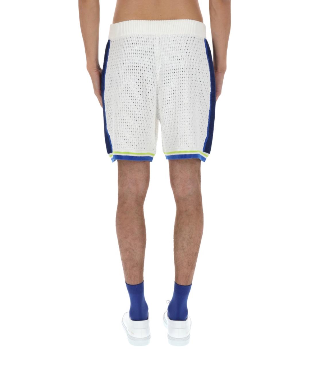 CASABLANCA Белые хлопковые шорты, фото 5