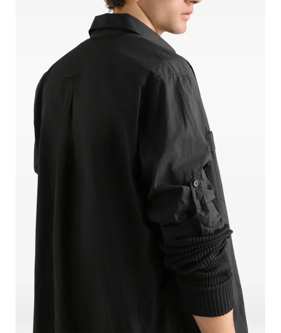 DOLCE&GABBANA Черная хлопковая кэжуал рубашка, фото 4