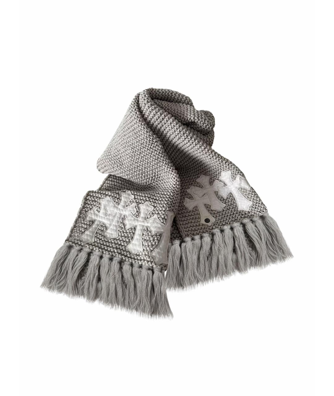 CHROME HEARTS Кашемировый шарф, фото 1