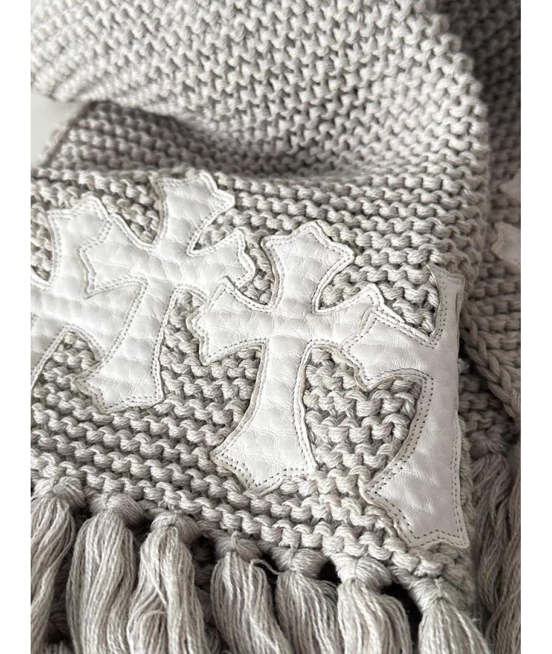CHROME HEARTS Кашемировый шарф, фото 2