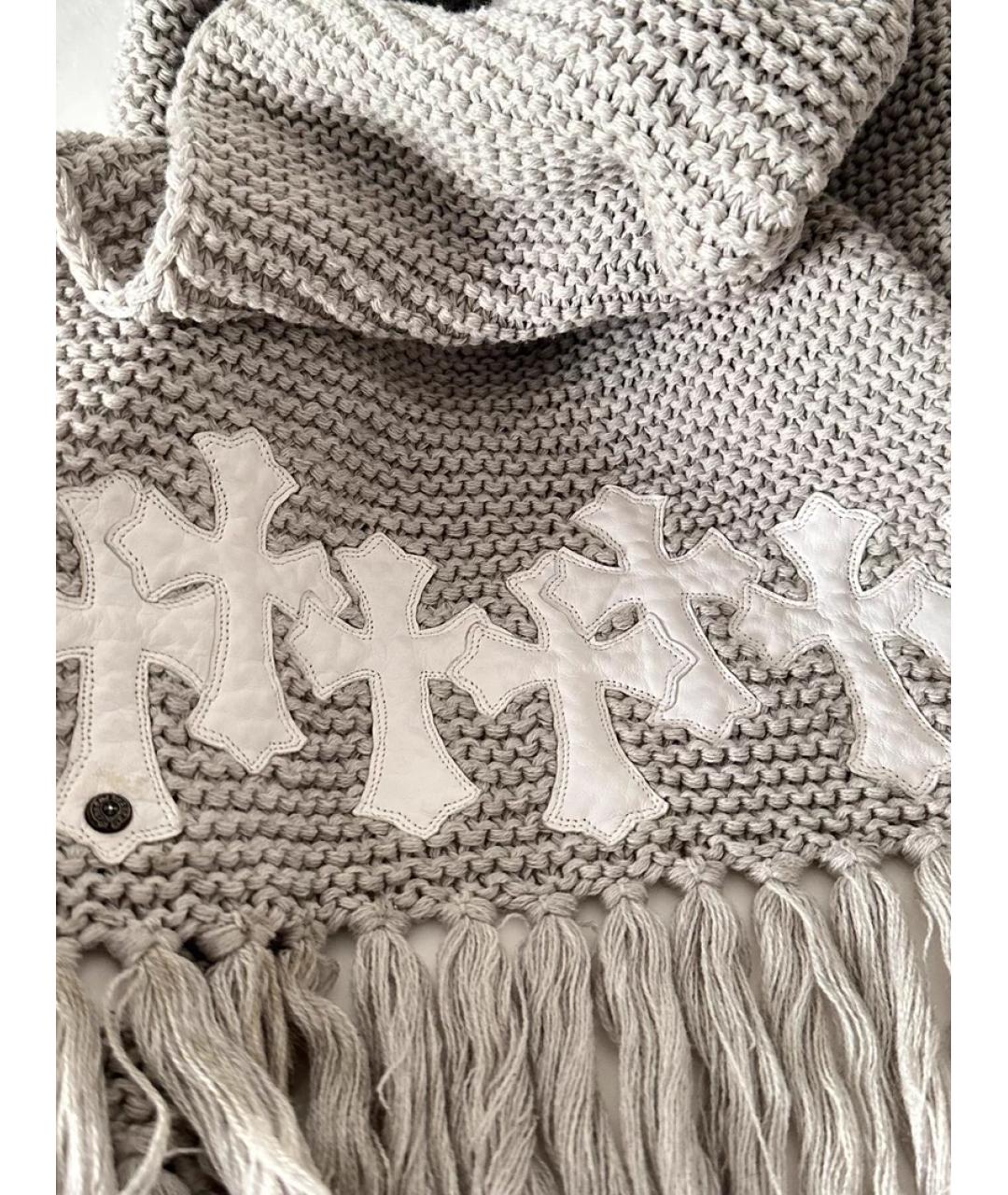 CHROME HEARTS Кашемировый шарф, фото 3