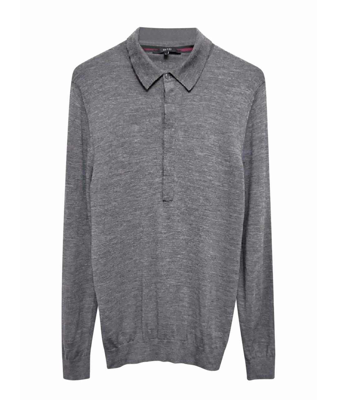 GUCCI Серый шерстяной джемпер / свитер, фото 1