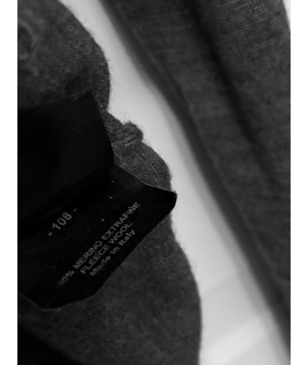 GUCCI Серый шерстяной джемпер / свитер, фото 6