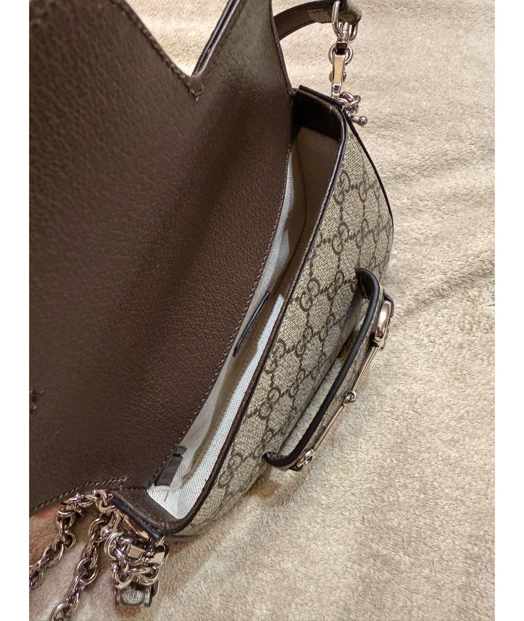 GUCCI Бежевая сумка с короткими ручками, фото 4