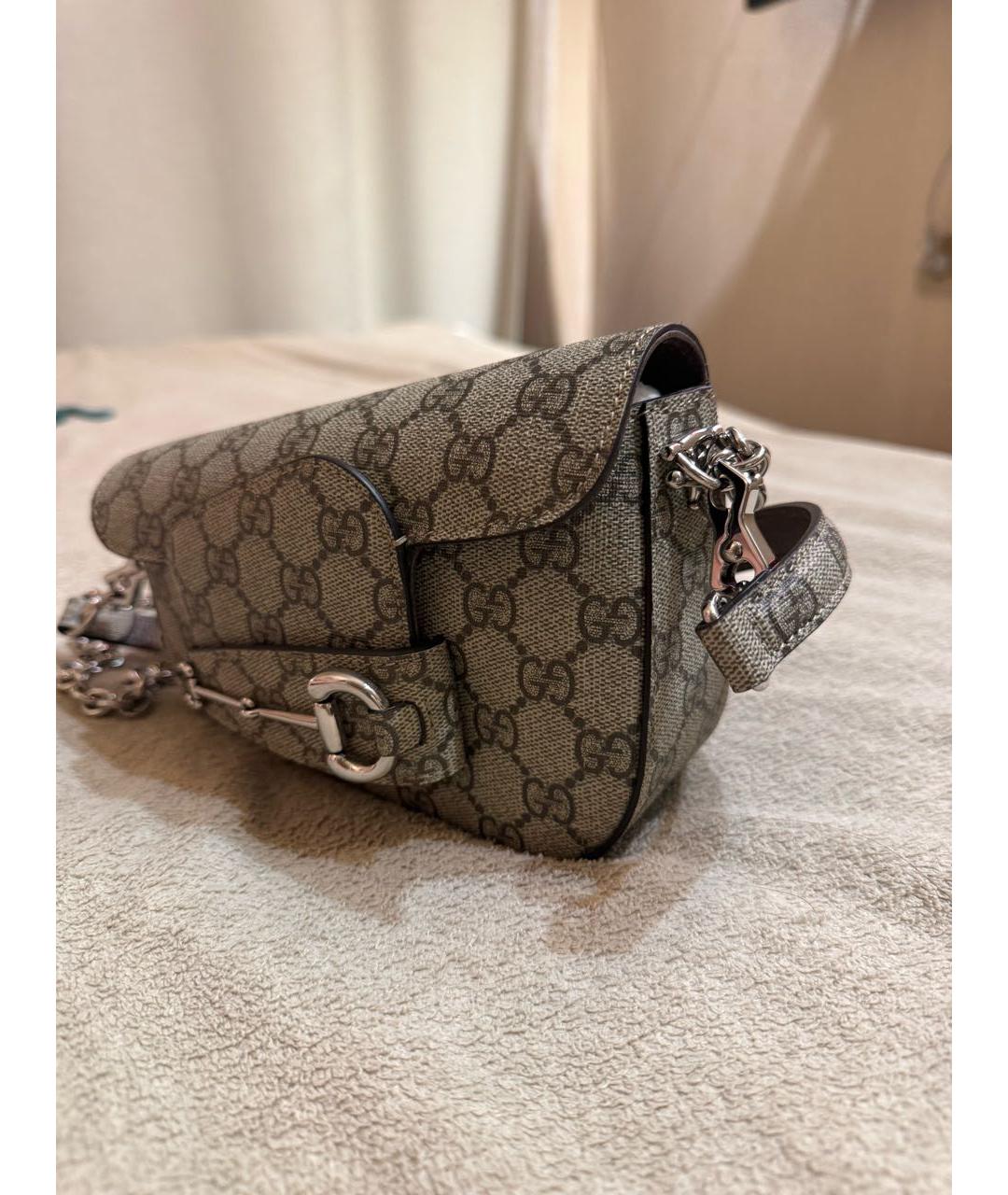 GUCCI Бежевая сумка с короткими ручками, фото 2