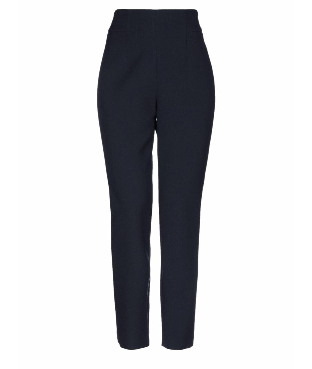 PESERICO Темно-синие полиэстеровые брюки узкие, фото 1