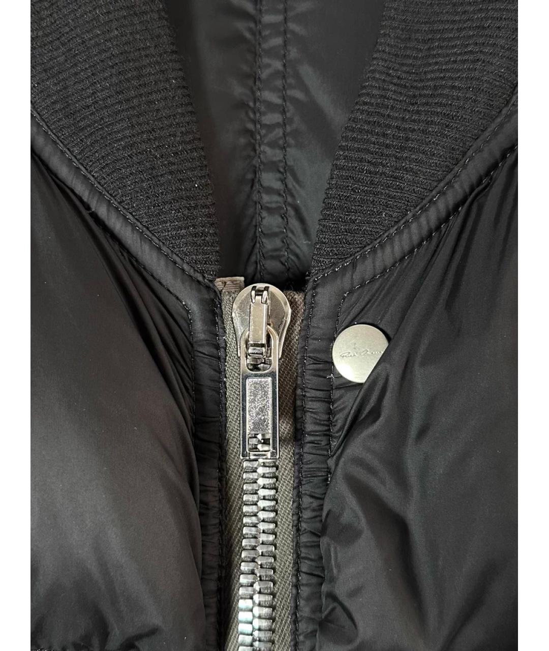 RICK OWENS Черный пуховик, фото 2