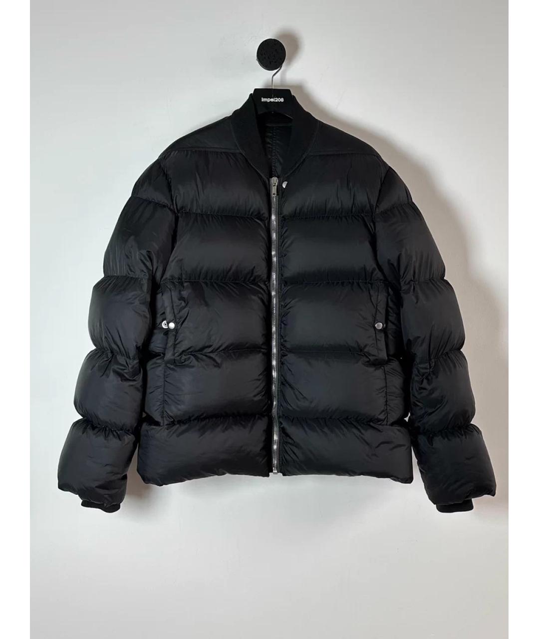 RICK OWENS Черный пуховик, фото 4