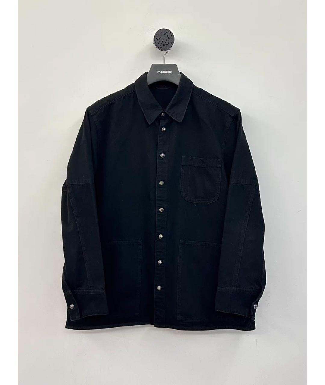 CHROME HEARTS Черная кэжуал рубашка, фото 3