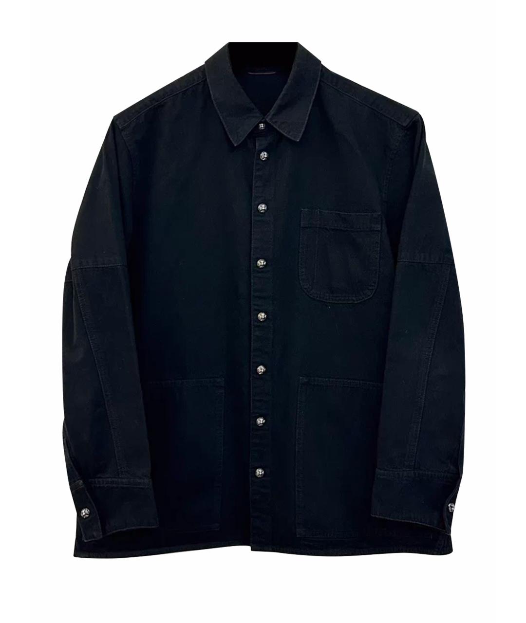 CHROME HEARTS Черная кэжуал рубашка, фото 1