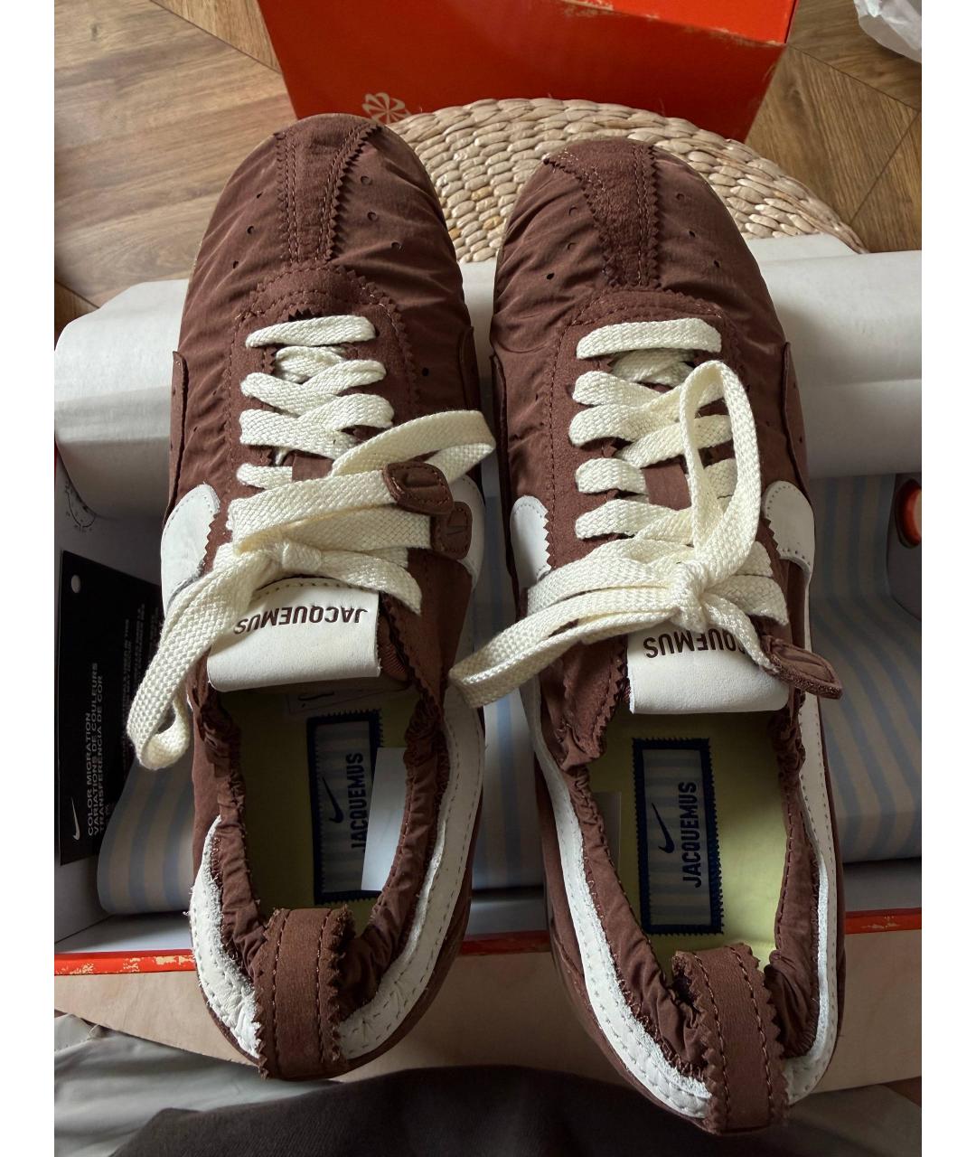 JACQUEMUS Коричневые кеды, фото 3