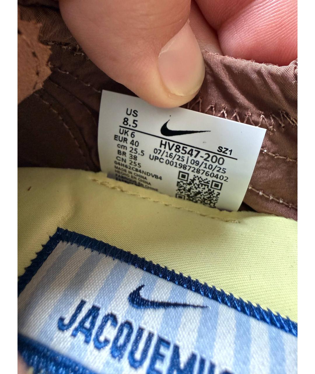 JACQUEMUS Коричневые кеды, фото 4