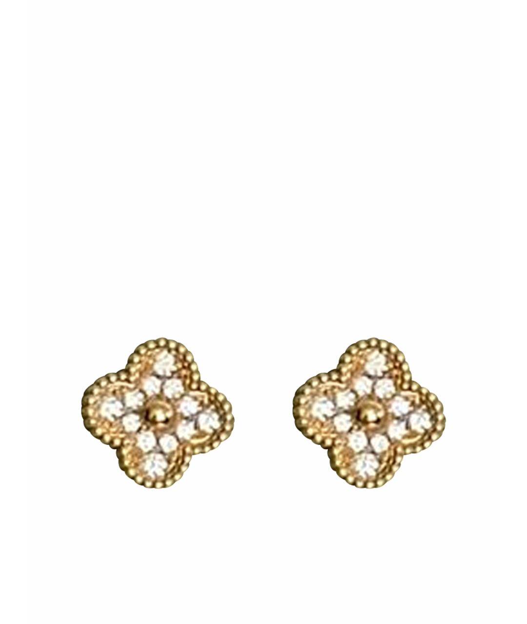 VAN CLEEF & ARPELS Желтые серьги, фото 1