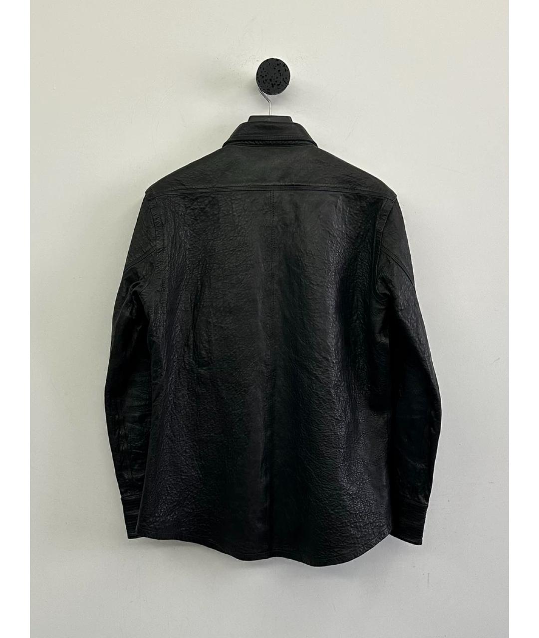 CHROME HEARTS Черная кожаная куртка, фото 5