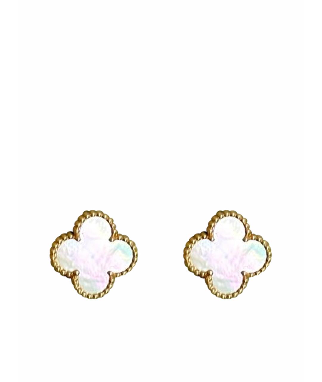 VAN CLEEF & ARPELS Желтые серьги из желтого золота, фото 1