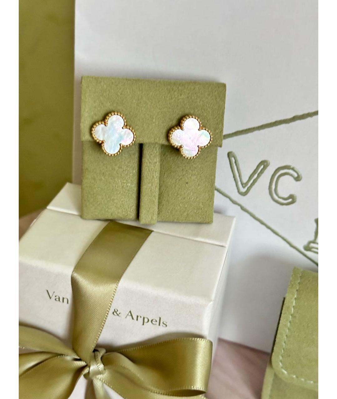 VAN CLEEF & ARPELS Желтые серьги из желтого золота, фото 5