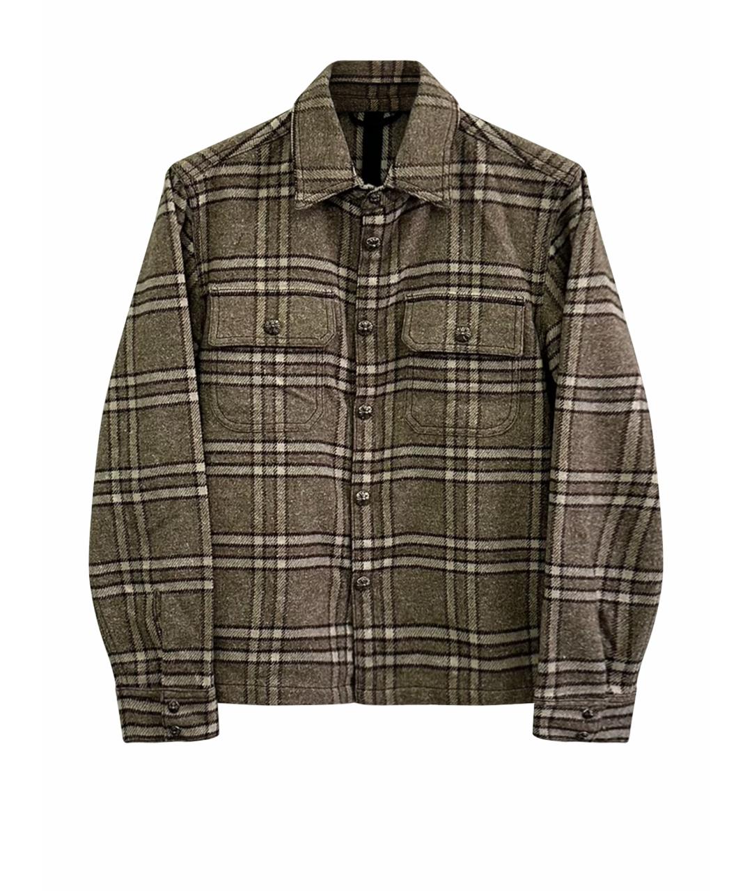 CHROME HEARTS Коричневая кэжуал рубашка, фото 1