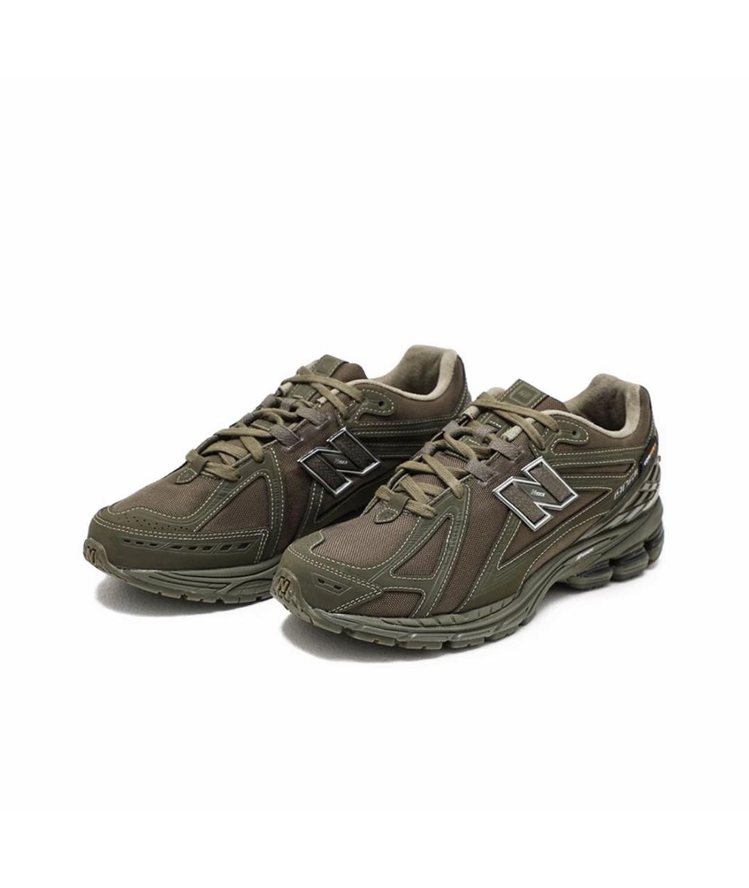 NEW BALANCE Хаки низкие кроссовки / кеды, фото 2