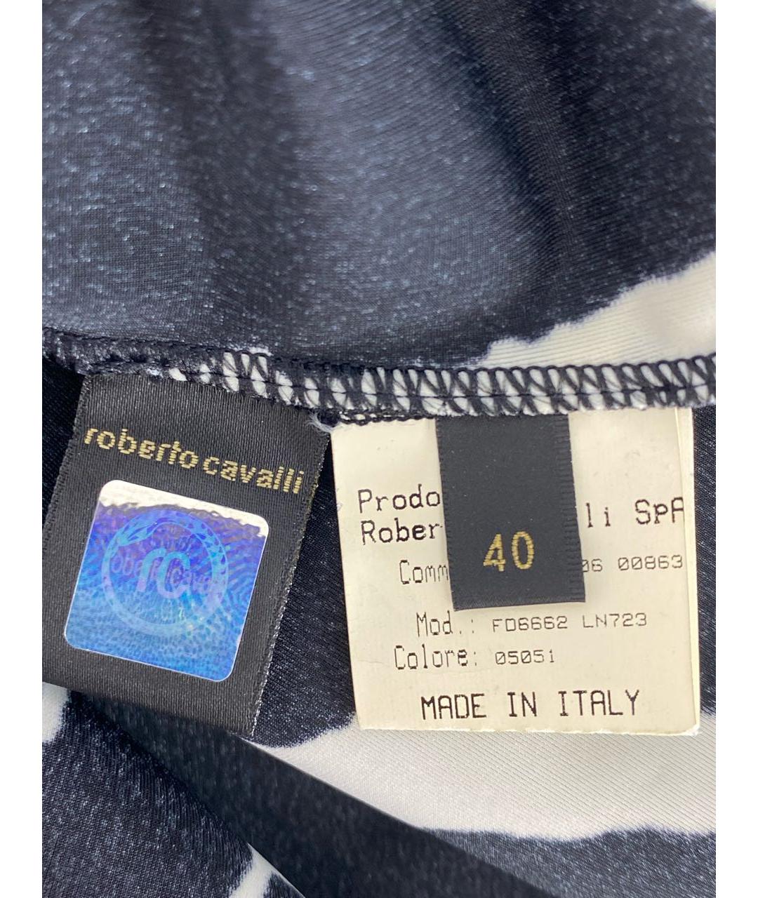 ROBERTO CAVALLI Черная полиамидовая майка, фото 6