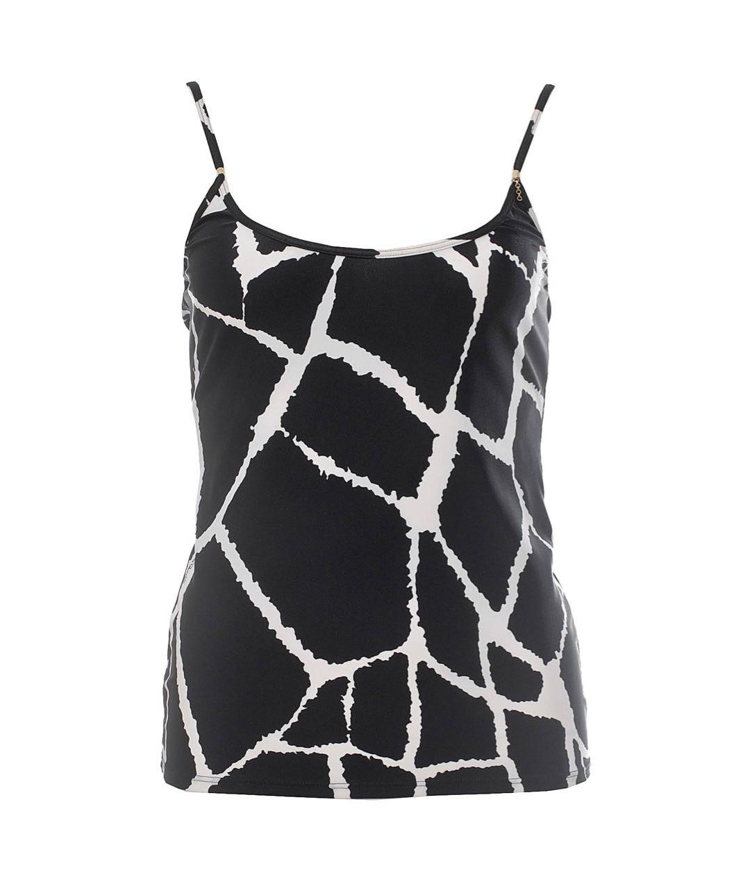 ROBERTO CAVALLI Черная полиамидовая майка, фото 1