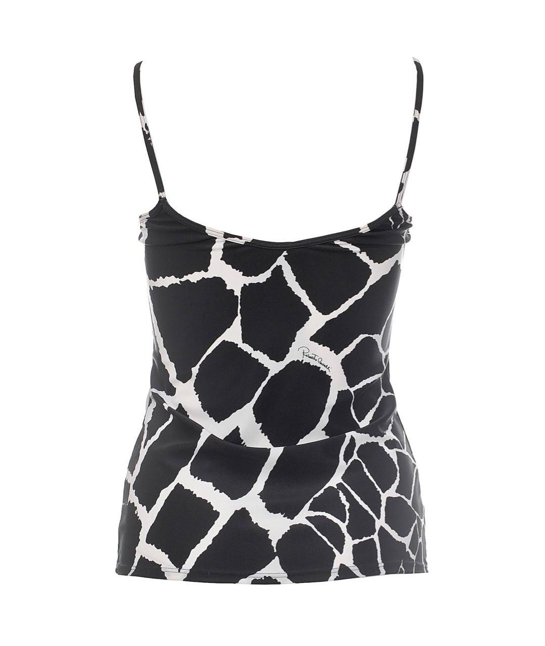 ROBERTO CAVALLI Черная полиамидовая майка, фото 2