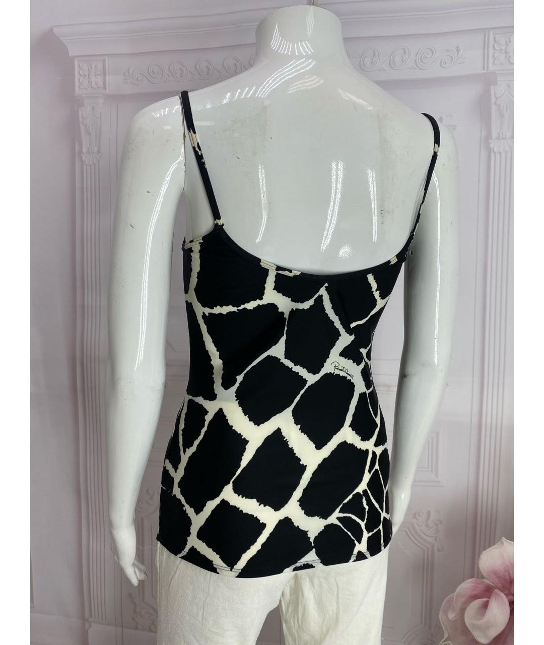 ROBERTO CAVALLI Черная полиамидовая майка, фото 7