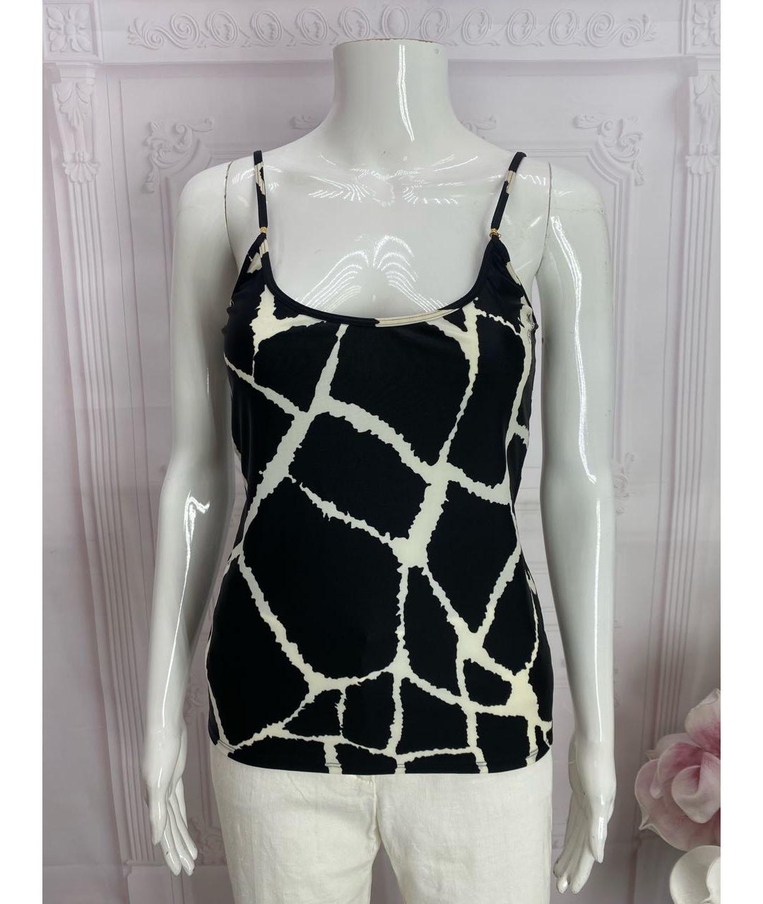 ROBERTO CAVALLI Черная полиамидовая майка, фото 5