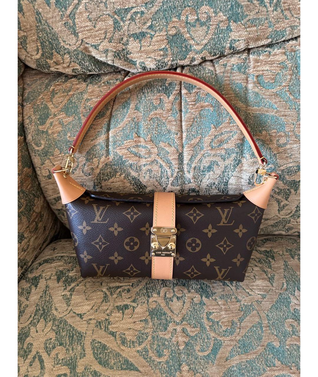 LOUIS VUITTON Коричневая сумка через плечо, фото 8