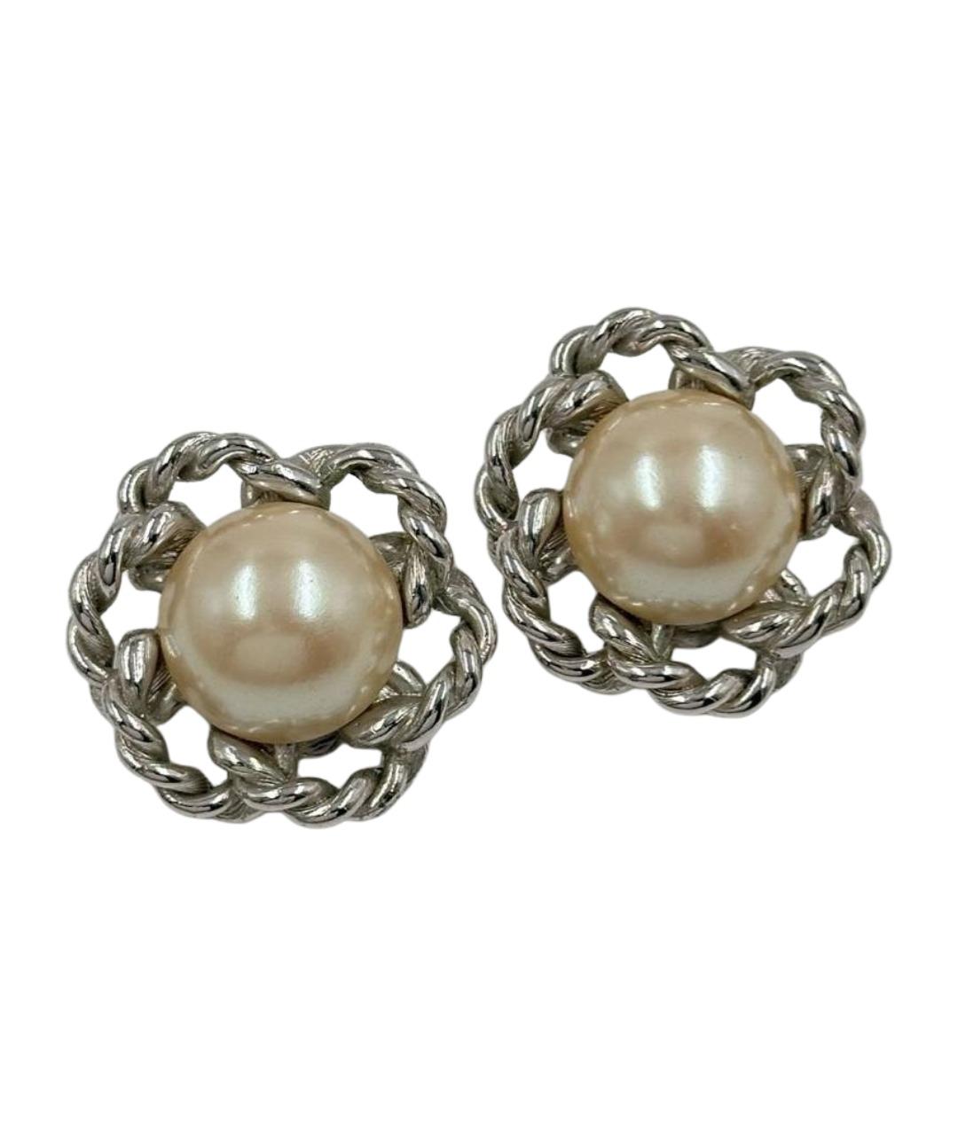 GIVENCHY Серебряные металлические клипсы, фото 1