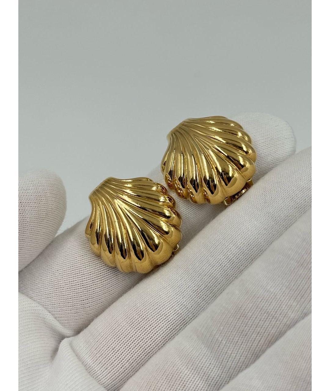 NINA RICCI Золотые металлические клипсы, фото 3